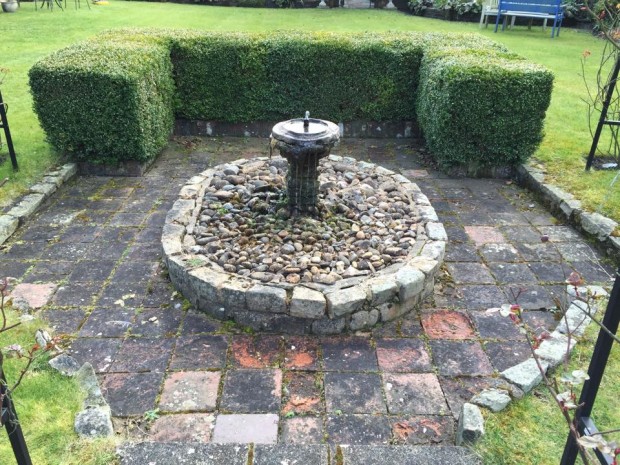 Block Paving before Cleaning